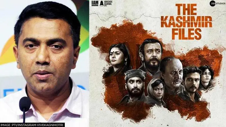 The Kashmir Files, the kashmir files poster, goa cm, pramod sawant