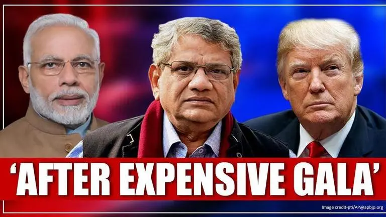 Yechury first to attack India's Hydroxychloroquine export nod, cites 'Namaste Trump' COVID-19