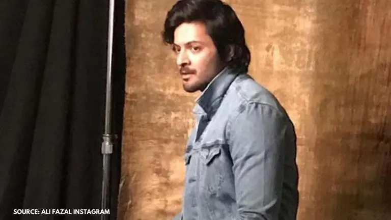 Ali Fazal shares picture from sets of 'Fukrey' with a funny behind-the-scenes anecdote Ali Fazal