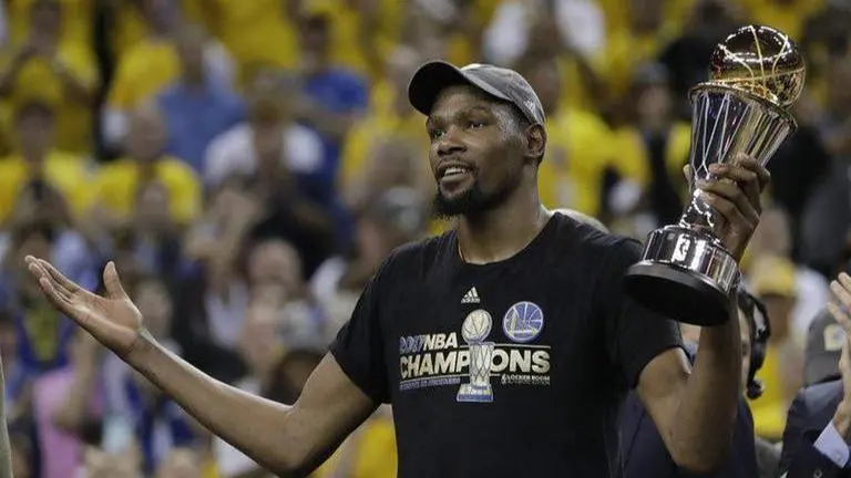 Brooklyn Nets star Kevin Durant: “My season is over.”