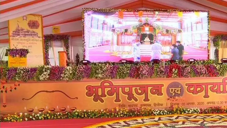 Temples in Delhi decorated, special puja held to mark Ram temple 'bhoomi pujan'