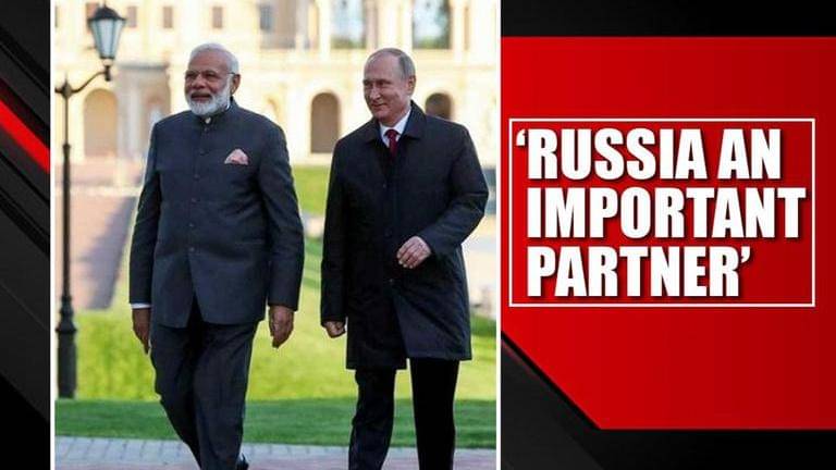 'Russia an important partner in India's economic progress' asserts ...