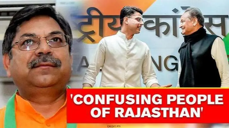 After warring factions in Congress unite, Rajasthan BJP chief demands accountability Rajasthan