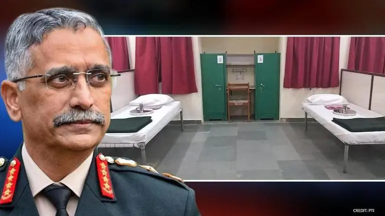 Indian Army Chief reviews quarantine facility at Jaisalmer for COVID-19 patients coronavirus