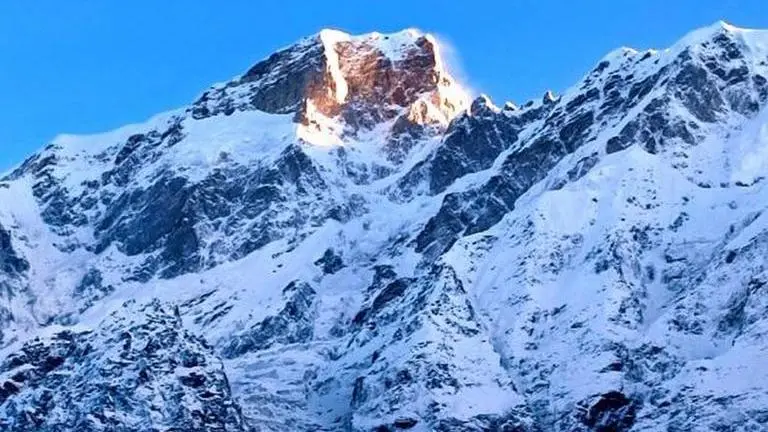 Avalanche over Dhauli Ganga tributary near Malari in Uttarakhand S