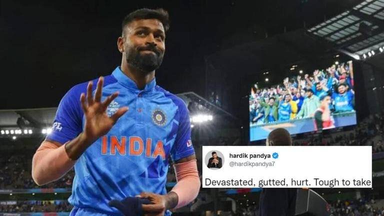Hardik pandya is 'devastated, gutted, hurt' after india's painful exit from t20 world cup