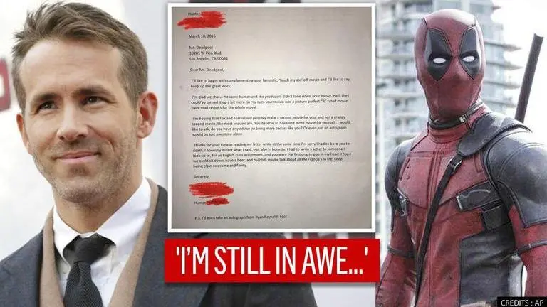 'Deadpool' turns 5: Ryan Reynolds shares 'lost' fan letter, gives 'best advice' he got Deadpool