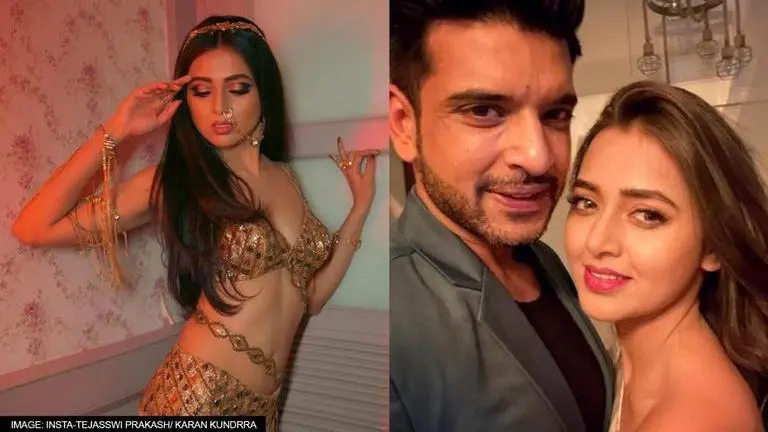 Karan Kundrra lends support to girlfriend Tejasswi Prakash ahead of 'Naagin 6' premiere karan kundrra
