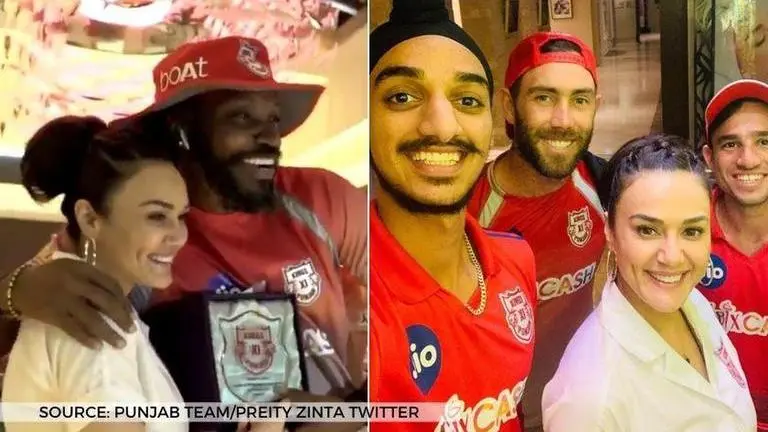 Dream11 IPL: Punjab's celebration for three wins in a row ft. Chris Gayle; watch video Dream11 IPL