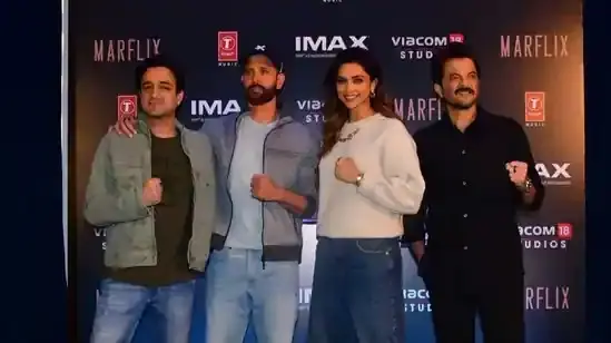 Deepika Padukone Puts Tiff Rumours To Rest, Joins Hrithik Roshan, Fighter Team For Pre-Release Event Deepika Padukone