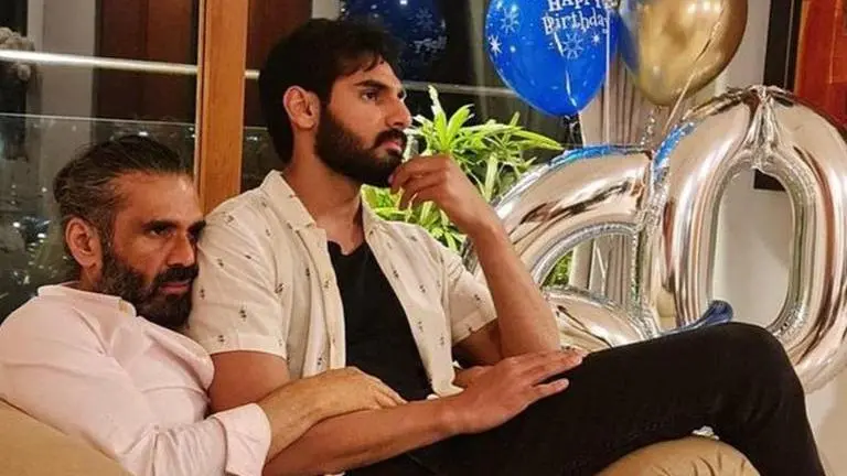 Suniel Shetty shares son Ahan's 'Tadap' teaser, says 'glimpse of my heart' Suniel Shetty, ahan shetty