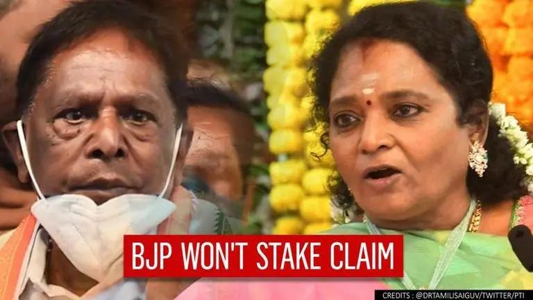 BJP refused to form govt in Puducherry, LG Soundararajan recommends President's Rule