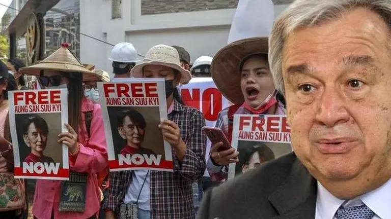 UN chief Guterres urges united action to combat 'multi-dimensional catastrophe' in Myanmar UN chief