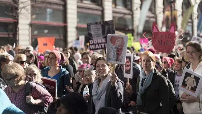 Feminist protesters march in Mexico City over violence against women
