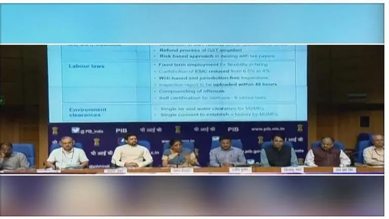 Nirmala Sitharaman: MSMEs to get pending GST refunds within 30 days Nirmala Sitharaman