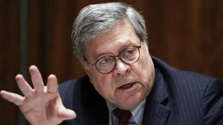 US Attorney General William Barr echoes Trump's concern over mail-in ballot US Attorney General