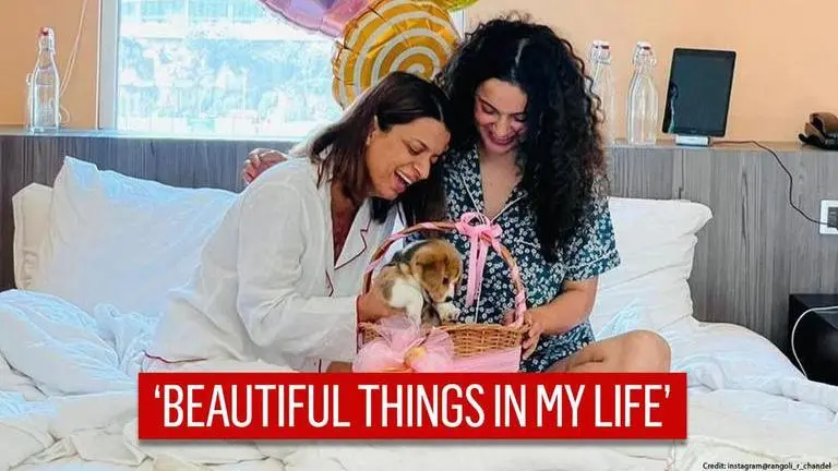 Rangoli Chandel thanks sister Kangana for 'best birthday gift', says 'glad u got the hint' Rangoli Chandel thanks sister Kangana for 'best birthday gift', says 'glad u got the hint'