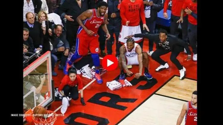 Kawhi Leonard bagged historic Game 7 buzzer-beater vs Philadelphia 76ers OTD last year kawhi leonard