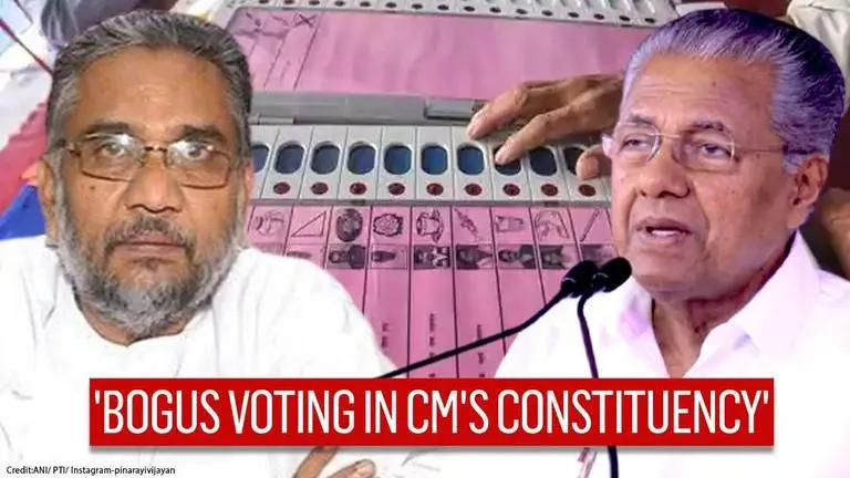 Kerala BJP levels bogus voting charge in CM Vijayan's constituency during local body polls Kerala