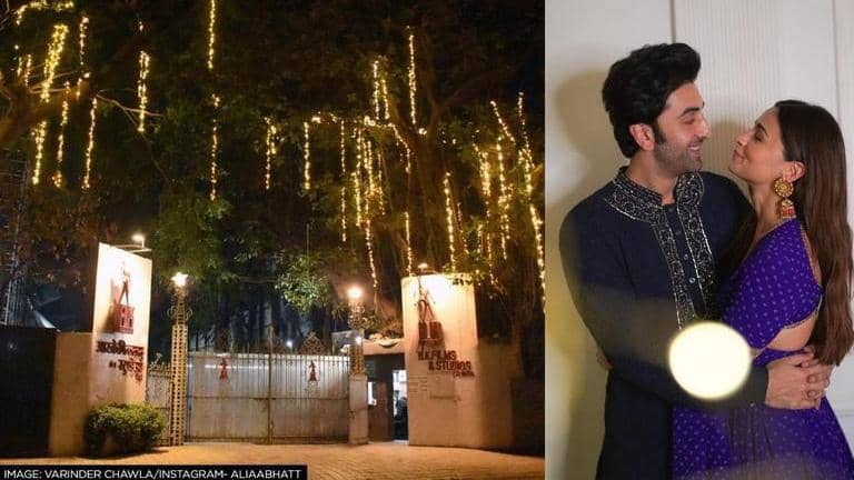 After Krishna Raj bungalow, RK Studios gets lit up amid Alia-Ranbir's ...