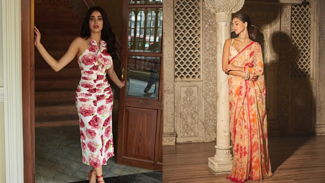 Flaunt Your Florals - Take Cues From These Bollywood Inspired Styles Bollywood inspired floral outfits