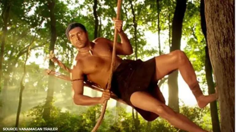 Tarzan The He Man cast: All about the Jayam Ravi and Sayyeshaa starrer 'Vanamagan' tarzan the he man cast