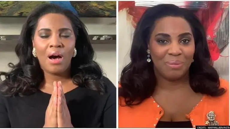 US singer Mary Millben wishes Indians on traditional New Year, recites Sanskrit shlokas US singer Mary Millben extends New Year greetings while reciting Sanskrit Shlokas; Watch