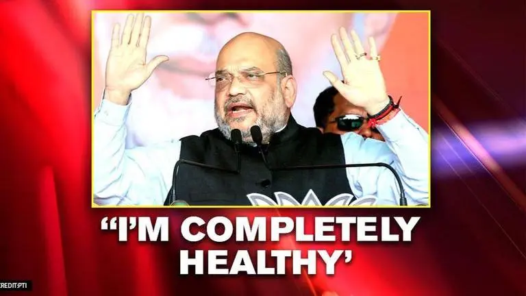 Amit Shah dismisses rumours on health, issues statement saying ‘have no disease’ Amit Shah