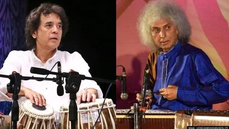 Ustad Zakir Hussain's pic as pallbearer bidding farewell to Pt Shivkumar Sharma goes viral zakir hussain