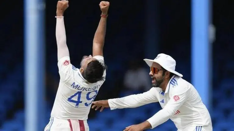 'I can't describe it': Mukesh Kumar talks about 'strange feeling' after making India debut Mukesh kumar, WI vs IND, WI vs IND 2nd Test