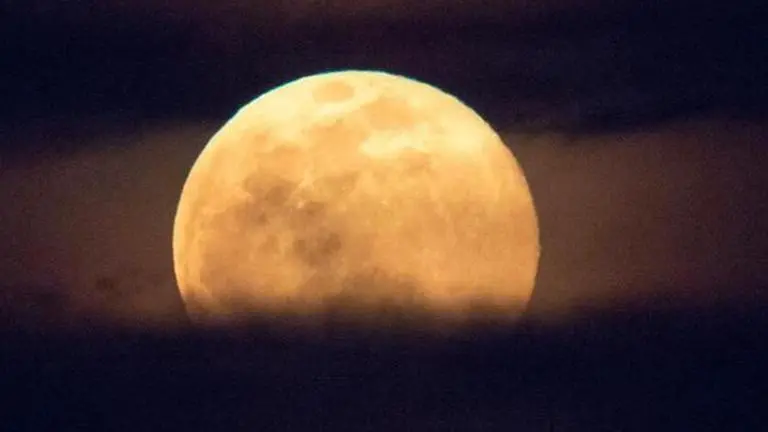 ISS shares stunning images of April's 'Pink supermoon'; netizens say 'amazing' International Space Station