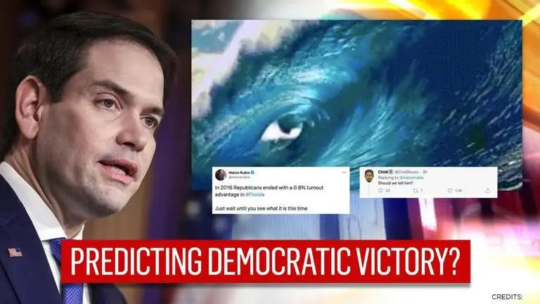 US election: Republican Marco Rubio trolled for accidentally teasing blue wave in Florida US
