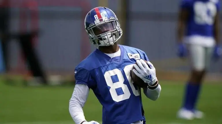 WR Darius Slayton OK with Giants taking Toney in first round WR Darius Slayton OK with Giants taking Toney in first round