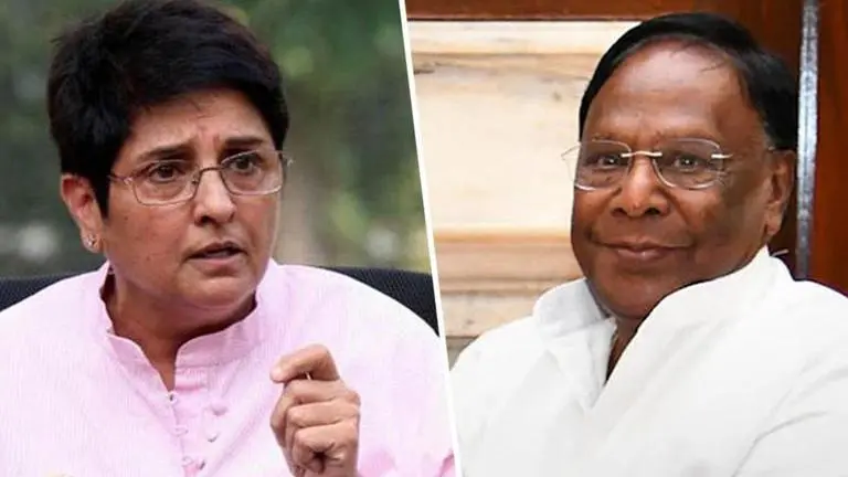 Kiran Bedi, CM, greet people of Puducherry on Liberation Day eve Bedi