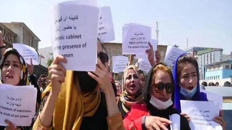 Afghan women stage protest in Kabul to flag concerns over lack of employment opportunities Afghanistan