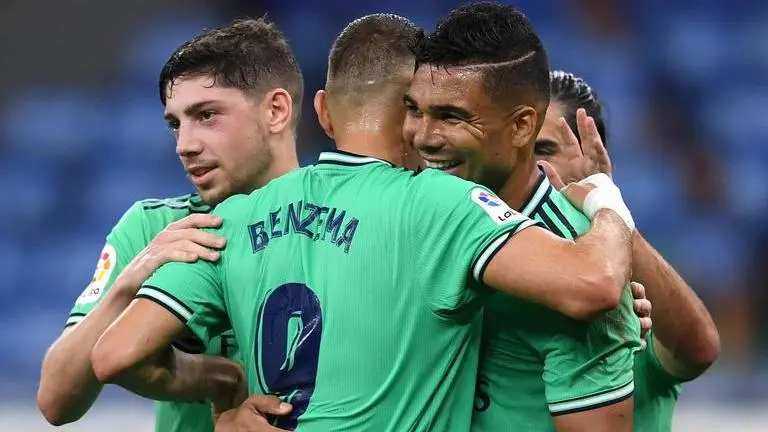 Brilliant Benzema helps Madrid go 2 points clear of Barca Madrid