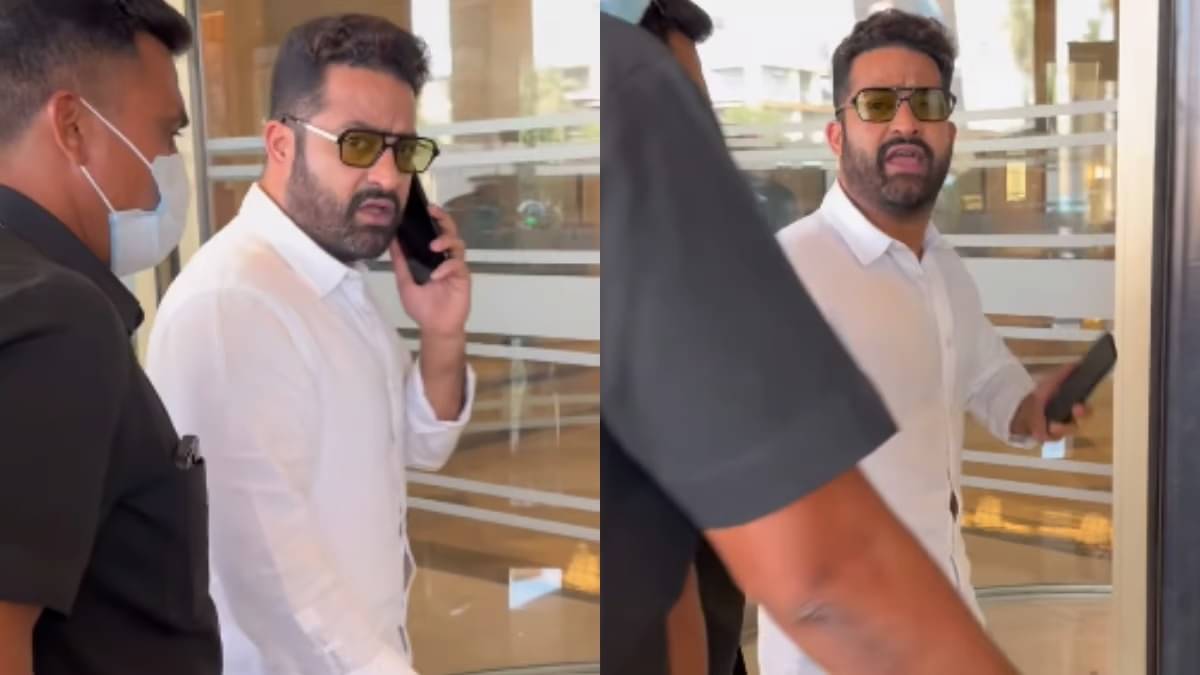Jr NTR Loses His Cool With Paparazzi For Following Him Into Hotel