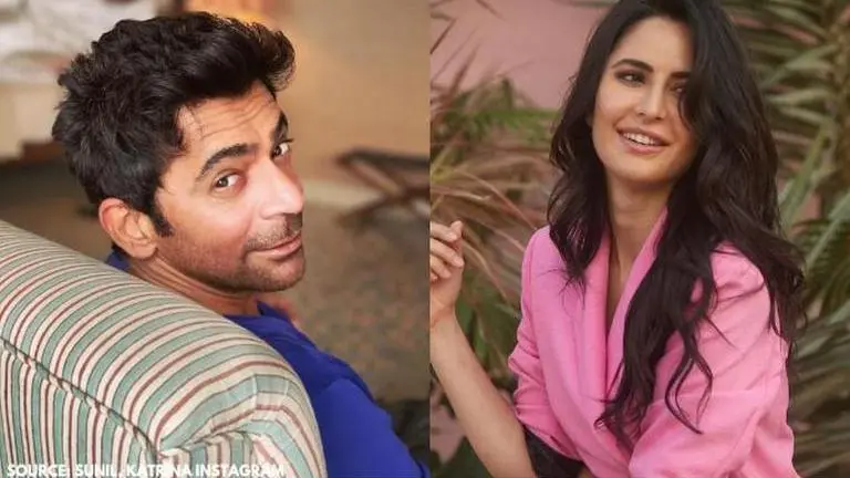 Sunil Grover tries out Katrina Kaif's Kay Beauty products; here's her response Sunil Grover