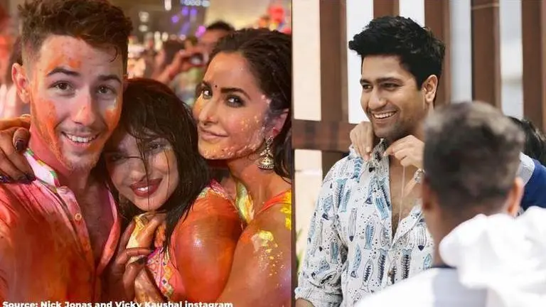 Nick Jonas accidentally ends up capturing Vicky Kaushal and Katrina Kaif in a video nick jonas
