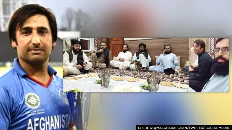 Taliban feasts with Ex-Afghanistan Cricket captain Asghar Afghan after storming ACB HQ Taliban