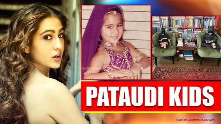 Sara Ali Khan posts cute pics as kid; Taimur-Inaaya wows celebs with superhero avatars