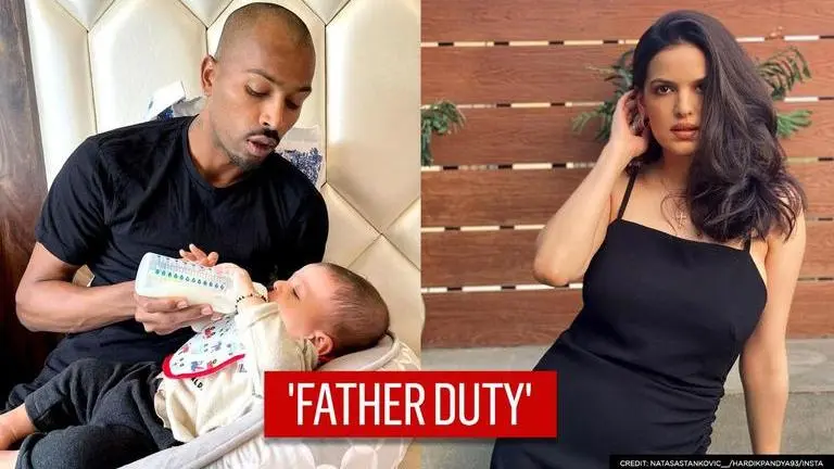 Hardik Pandya reunited with son Agastya; wife Natasa Stankovic shares adorable video Hardik Pandya