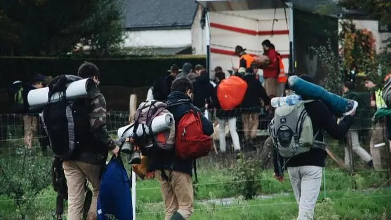 Spain dismantles makeshift camp for holding Africans in Canary Islands Spain dismantles makeshift camp for holding Africans in Canary Islands