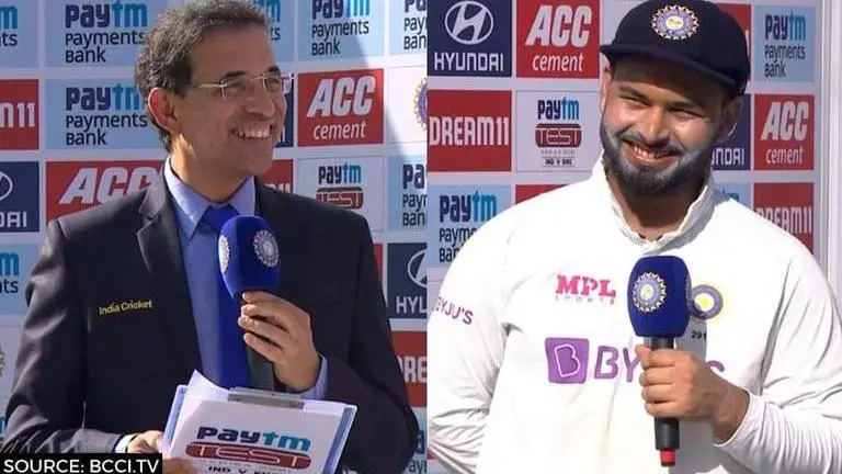 Rishabh Pant has EPIC commentary advice for Harsha Bhogle after England Tests: WATCH Rishabh Pant