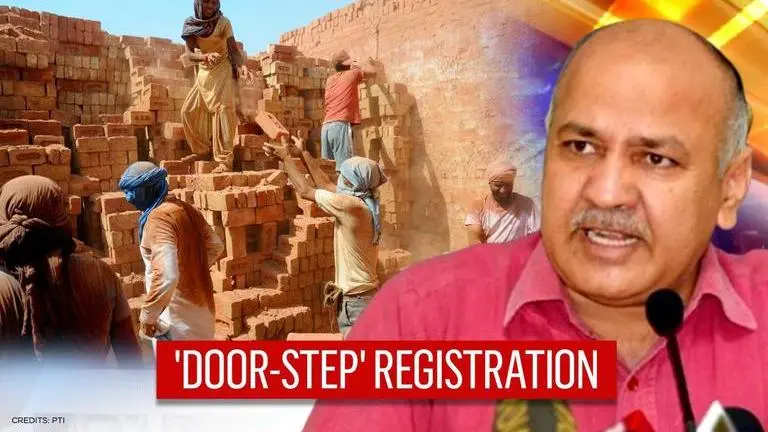 Construction workers to avail welfare schemes with door-step registration: Dy CM Sisodia Manish Sisodia