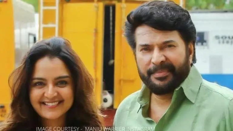 Manju Warrier shares pictures as she turns muse for 'The Priest' co-actor Mammootty Manju Warrier
