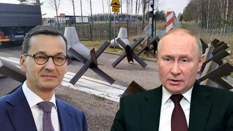 Poland erects anti-tank barriers on its border with Belarus & Russia as war enters 2nd yr Poland
