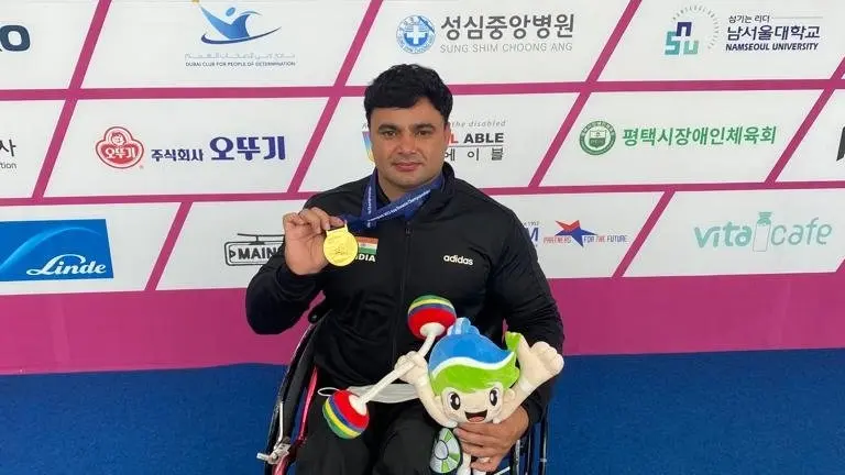 Powerlifters Ashok, Parmjeet qualify for Paris Paralympics Ashok Malik Powerlifter