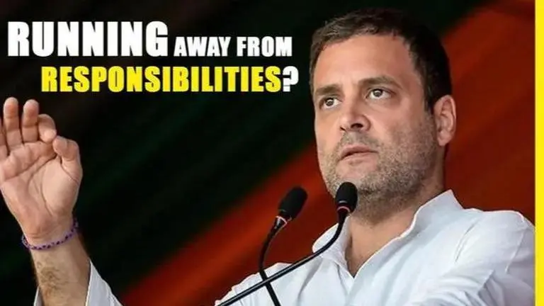 Rahul Gandhi running away from duties: Cong sources on Bangkok trip Rahul Gandhi