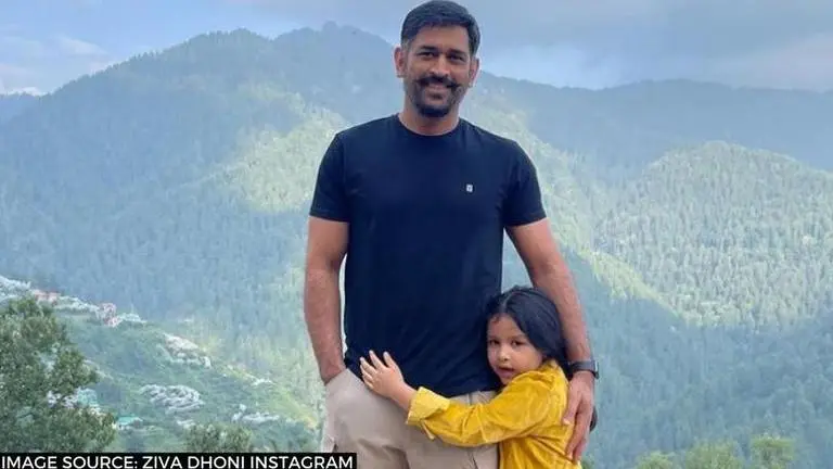 Dhoni captured taking a look at cricket pitch in Shimla during vacation; fans go berserk MS Dhoni